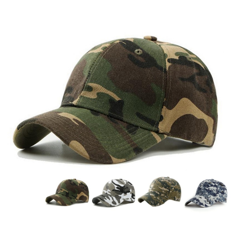 Hunting And Camping In Jungle - Casquette de sport anti-UV camouflage vert