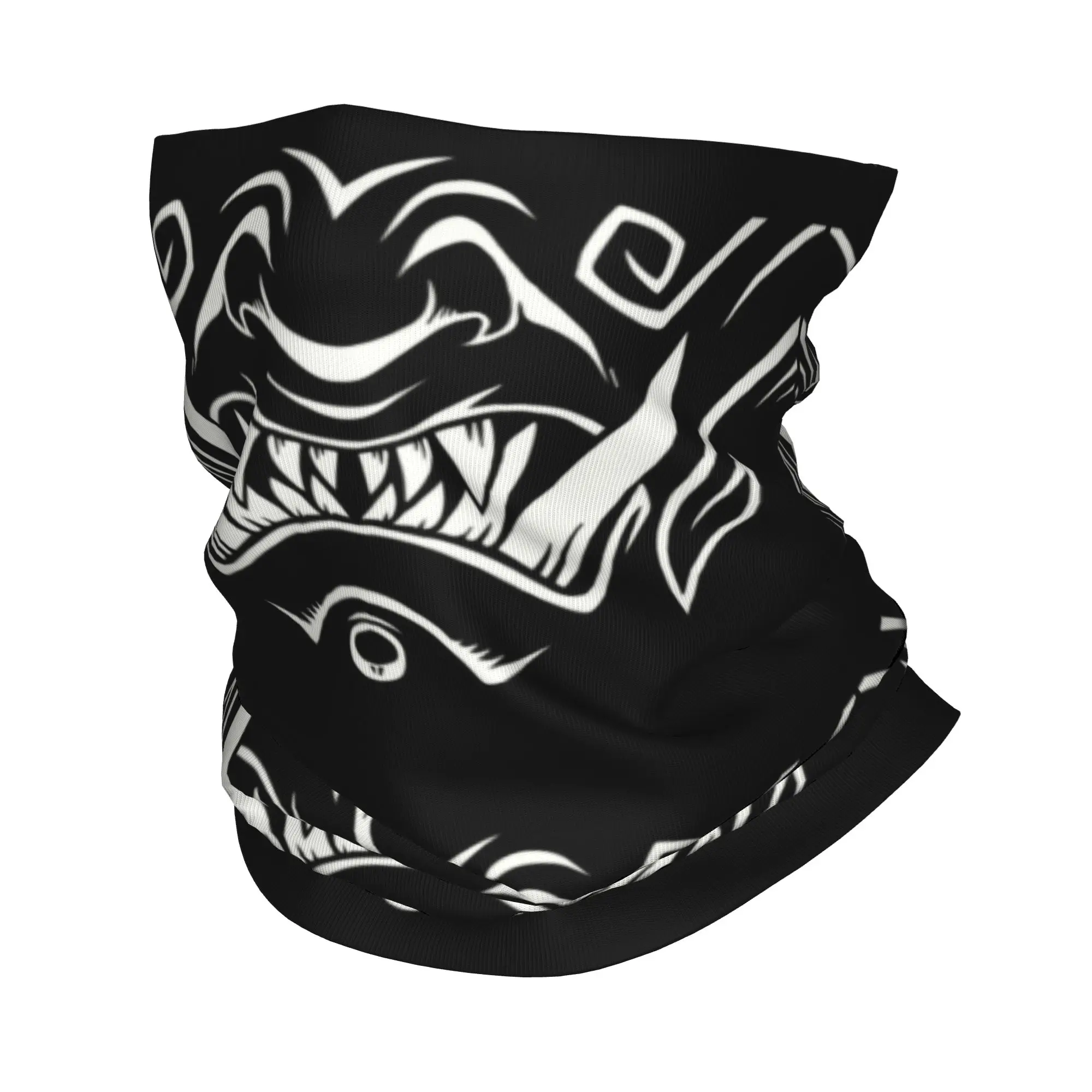 Outdoor Hunting Prints - Cache-cou et bandeau Oni Japonais Samouraï